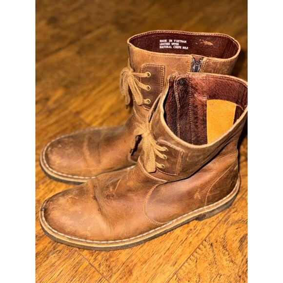 Clarks Originals Desert Boots Brown Leather – Men’s 10 - Picture 1 of 3